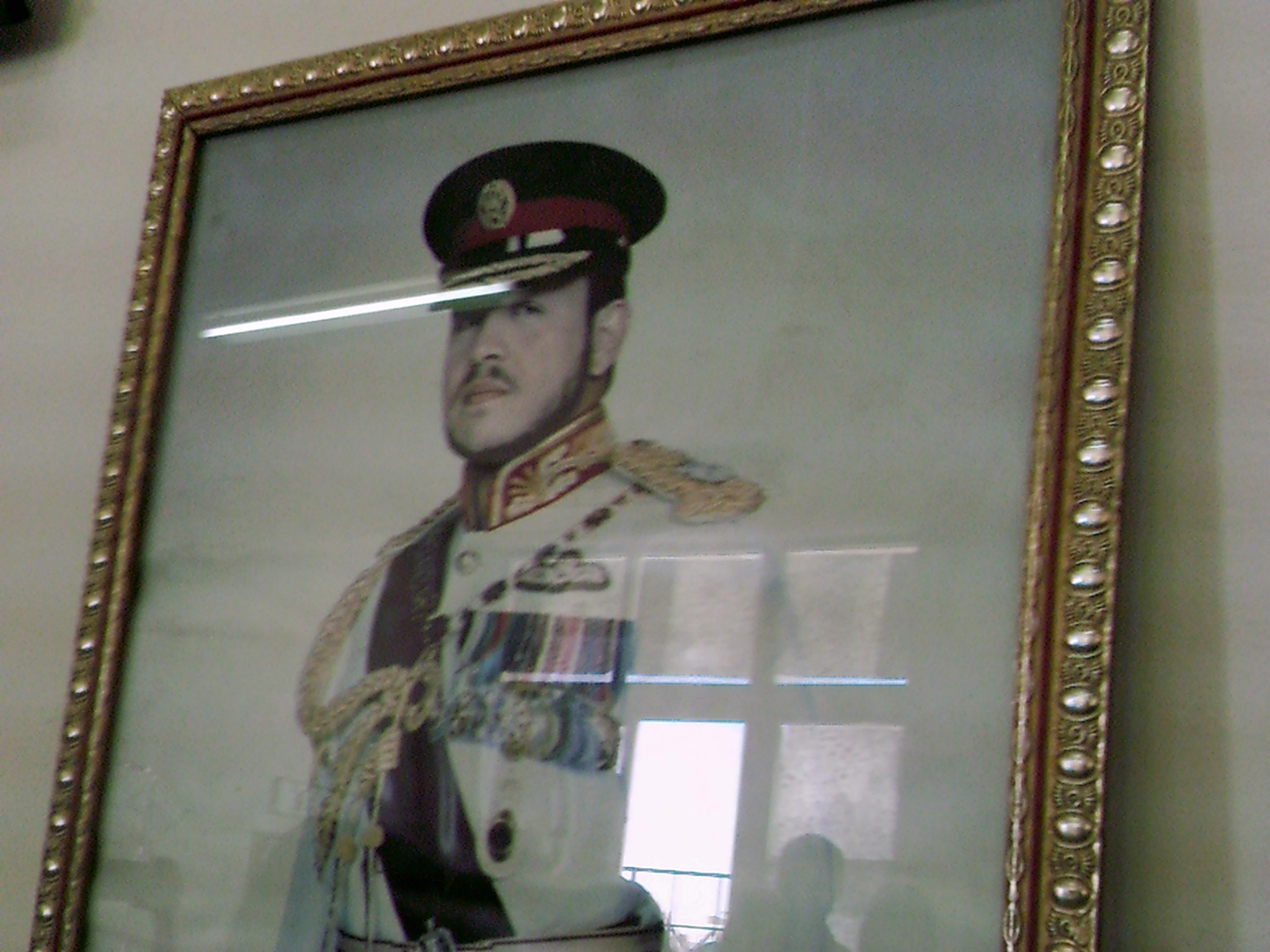 The King of Jordan, Abdullah II bin Al Hussein, is omnipresent in Jordan. This school is no exception: Paintings and photographs of the King are found at the school entrance, in the headmaster’s office, and in the library.