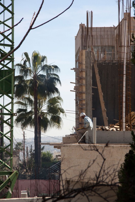 Construction in Jordan’s capital city of Amman is booming. Last year around 2000 houses were built.