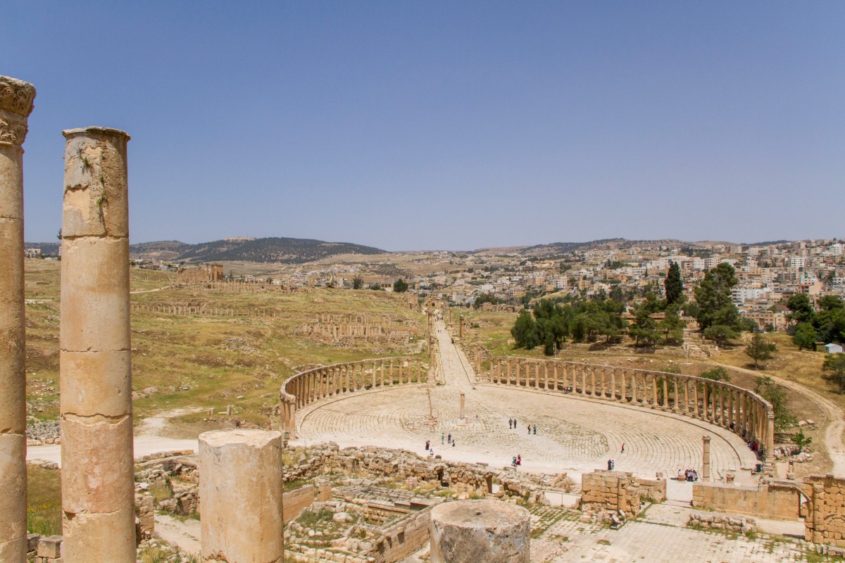 The Jerash ruins of Jordan are said to be the best-preserved Roman ruins outside of Italy. Jerash is in the north of Jordan, around 50km from the capital Amman.